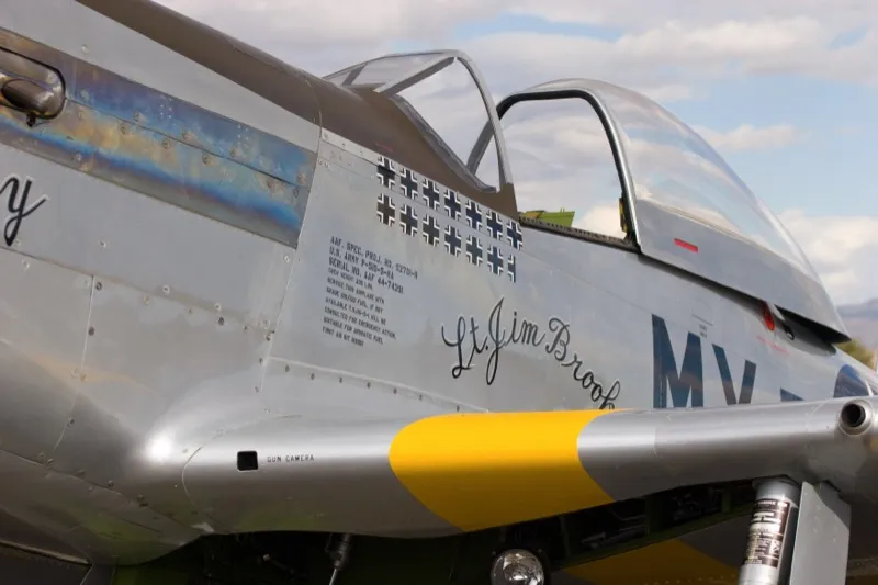 Travel photography by Simon Wickes -- detail shot of a vintage aircraft